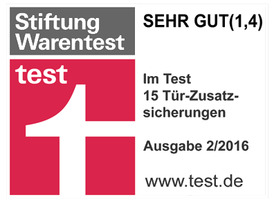 ABUS Panzerriegel Testsieger 2016